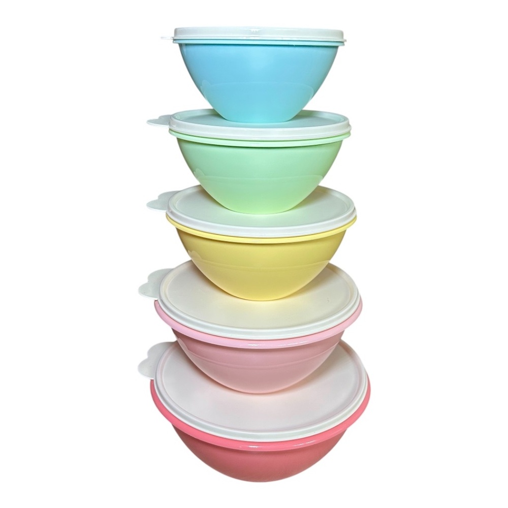 ✨SOLD✨Tupperware 10pc Pastel Mixing Bowl/Storage Set